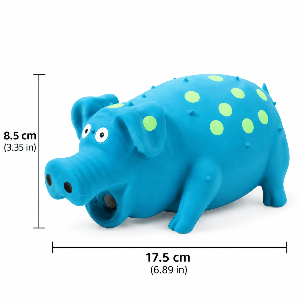 Squeaky Pig Dog Toy & Soft Latex Chew Toy