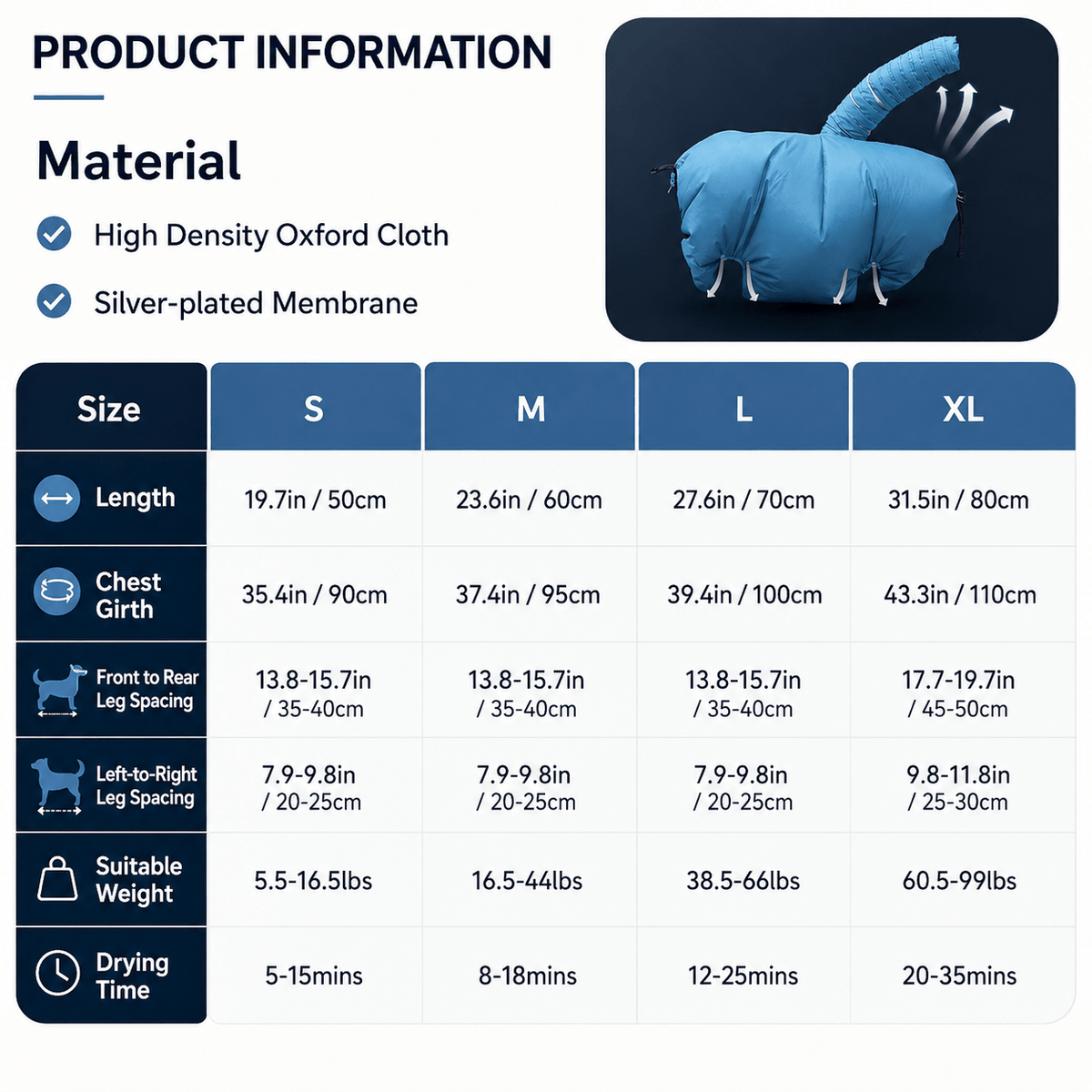 360° Hands-Free Pet Drying Bag