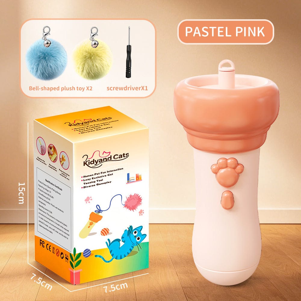 Electric Cat Teaser Toy Auto Wand with Plush Ball - view 8