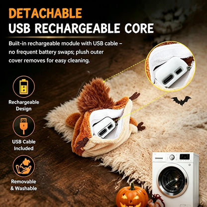 Interactive Flying Bat Cat Toy with Auto Flapping Wings