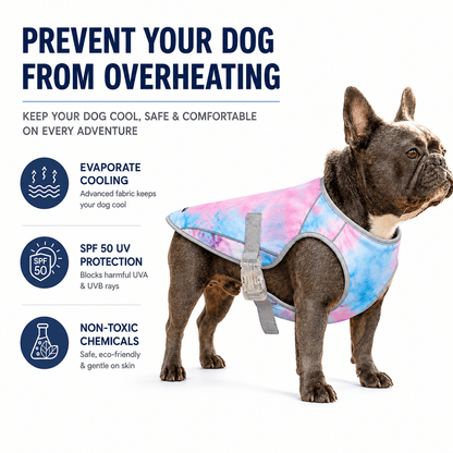 Dog Cooling Vest Hot Weather SPF 50 UV Protection - view 2