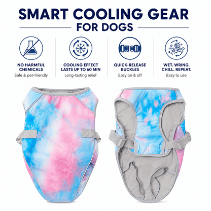 Dog Cooling Vest Hot Weather SPF 50 UV Protection - view 5