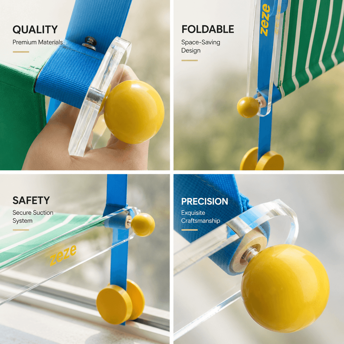 Foldable Window Cat Hammock & Suction Cup Cat Perch