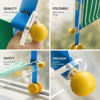Foldable Window Cat Hammock & Suction Cup Cat Perch