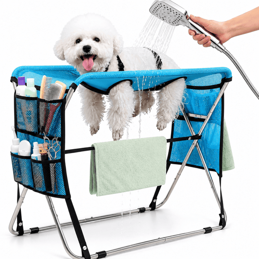 Senior Pet Grooming Hammock & Full Body Support & Foldable Grooming Table