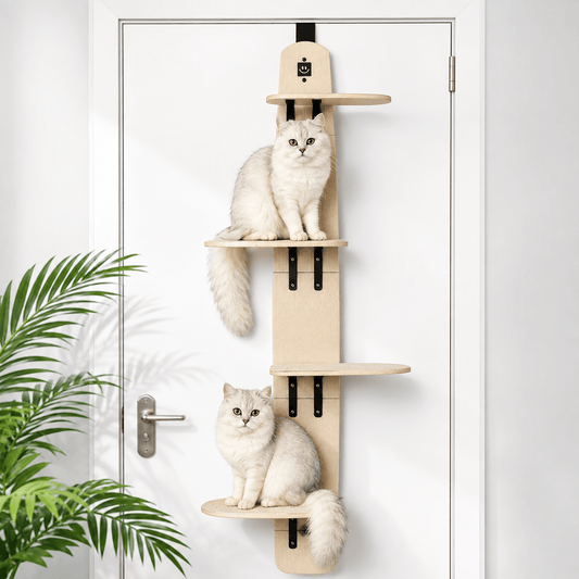 Door-Mounted Cat Climber & Space-Saving Multi-Level Cat Tree
