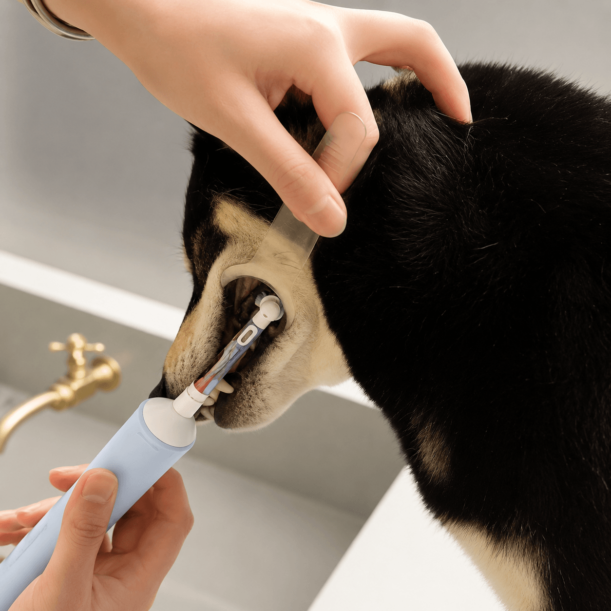 Dog Dental Mouth Opener 2 Pack - Teeth Cleaning Tool