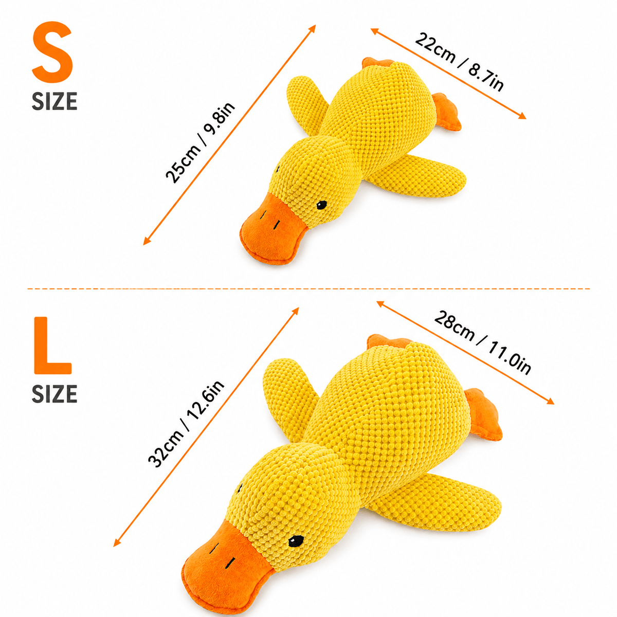Catnip Duck Toy & Crinkle Plush Cat Toy for Kicking, Biting & Interactive Play