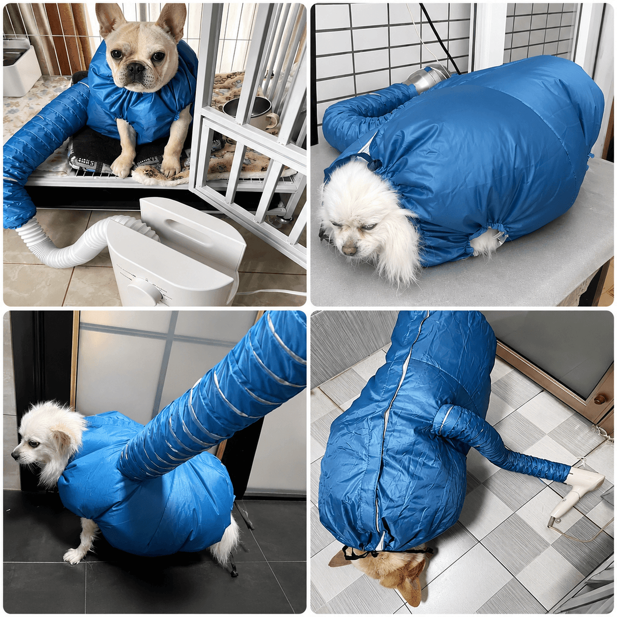 360° Hands-Free Pet Drying Bag