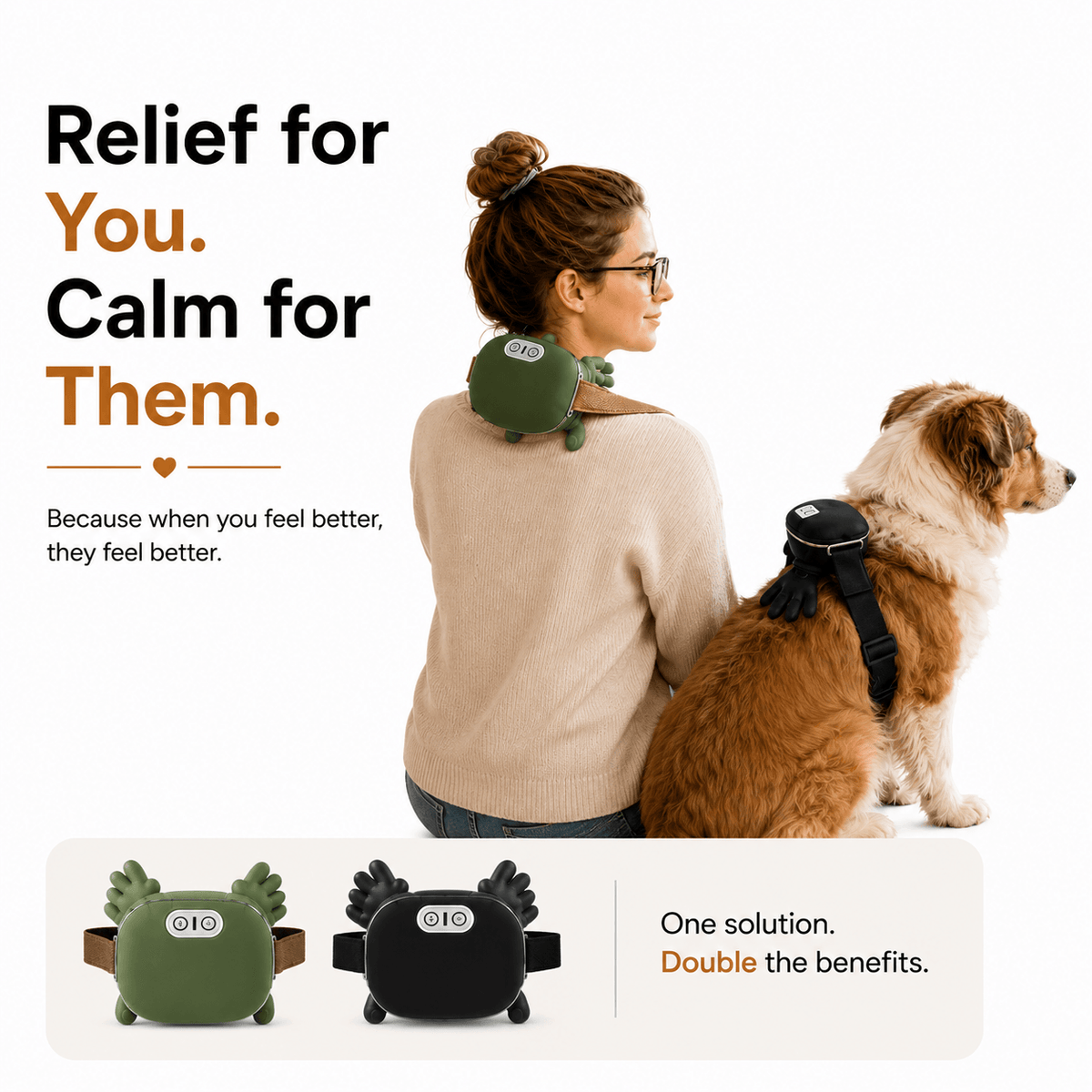 Calming Massager for Pets & People