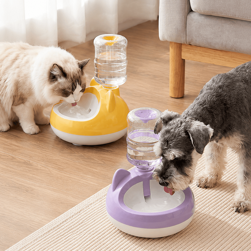 Automatic Self-Refill Gravity Water Bowl for Cats and Dogs