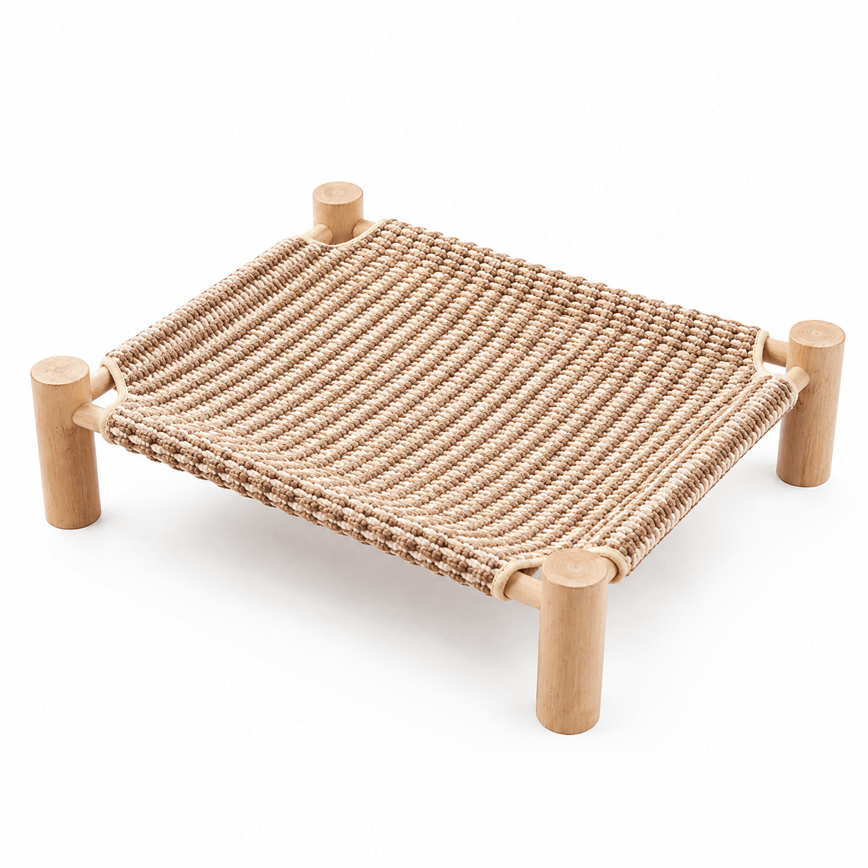 Elevated Cat Scratching Bed with Solid Pine Wood Frame - view 8
