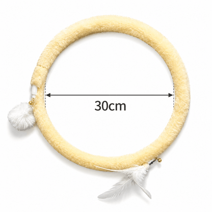 Foldable Spring Cat Tunnel with Interactive Feather Toys