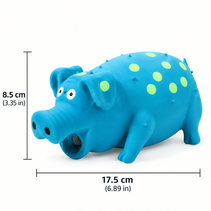 Squeaky Pig Dog Toy & Soft Latex Chew Toy