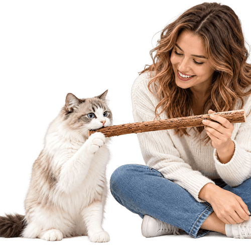 Extra-Long Silvervine Cat Chew Stick