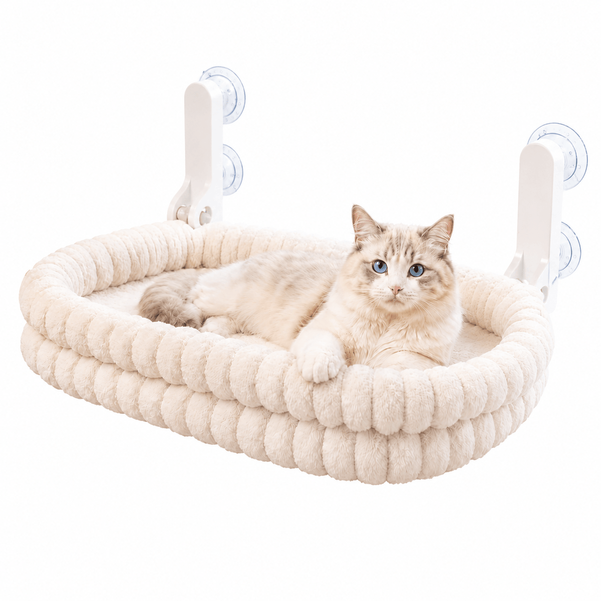 Reversible Cat Window Hammock & Cozy Suction Cup Hanging Bed