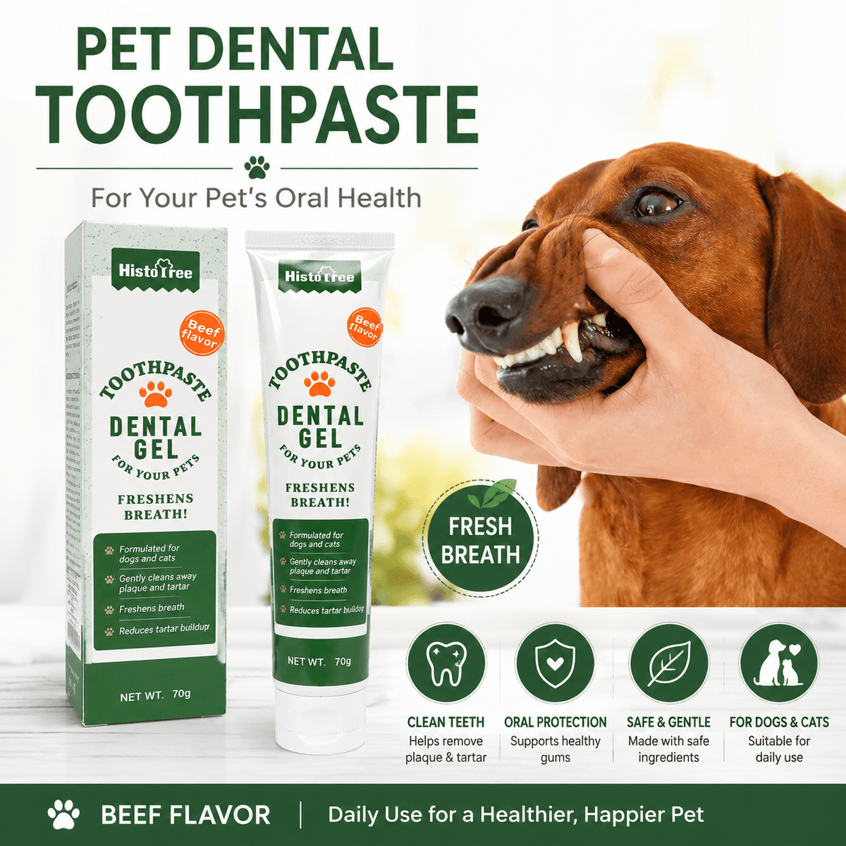 Pet Dental Gel Toothpaste 2 Pack
