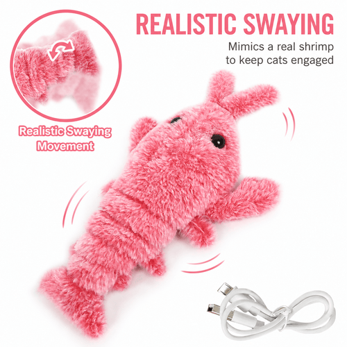 Interactive Lobster Pet Toy & Moving Wiggle Toy for Cats & Dogs