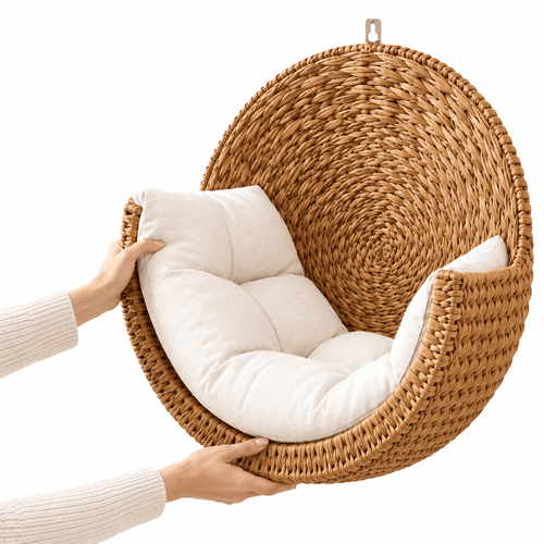 Purrfectly Cozy Handmade Hanging Cat Bed