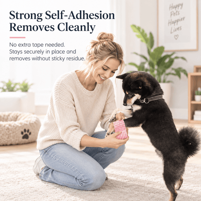 Self-Adhesive Pet Bandage Wrap for Dogs & Cats