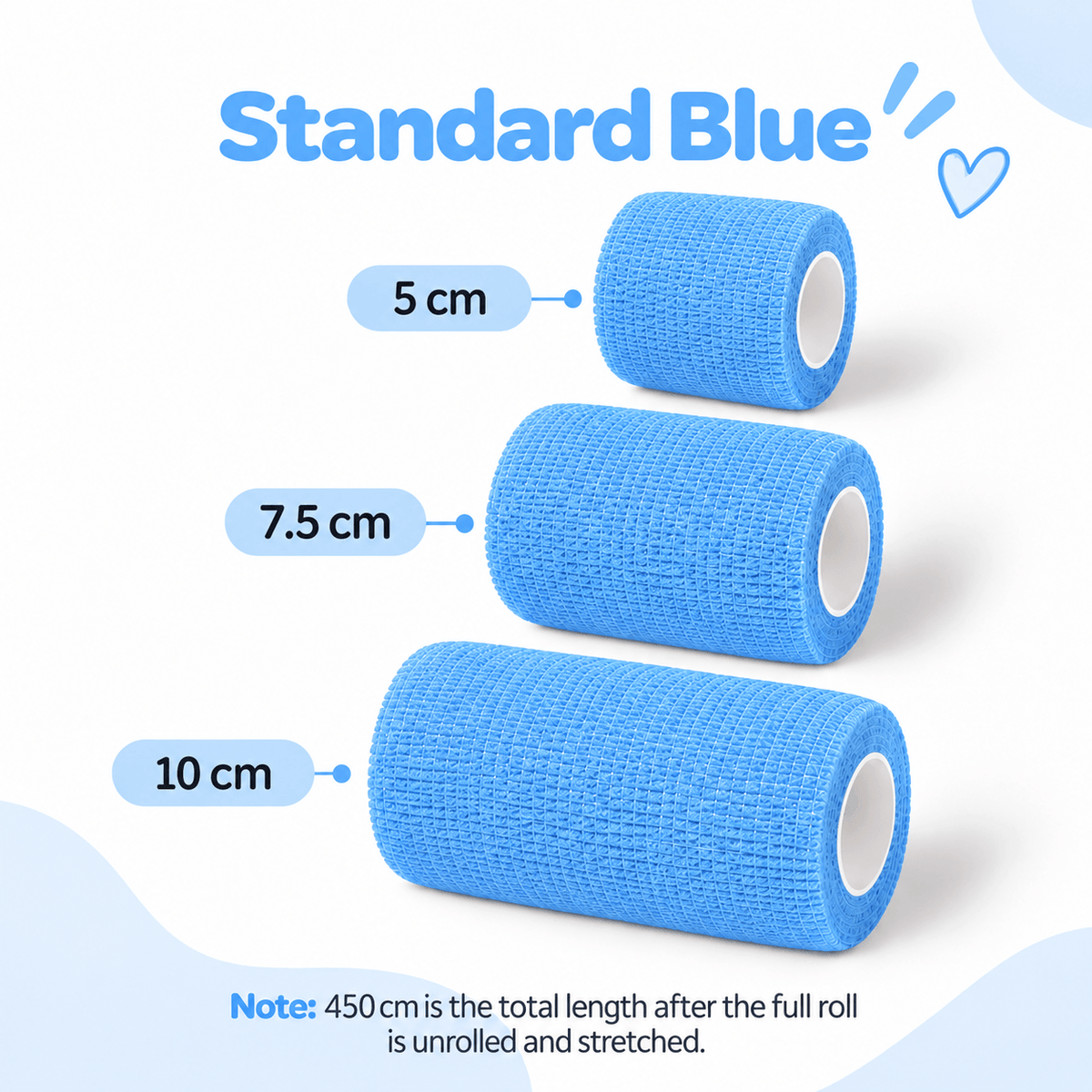 Self-Adhesive Pet Bandage Wrap for Dogs & Cats