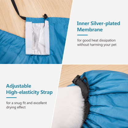 360° Hands-Free Pet Drying Bag