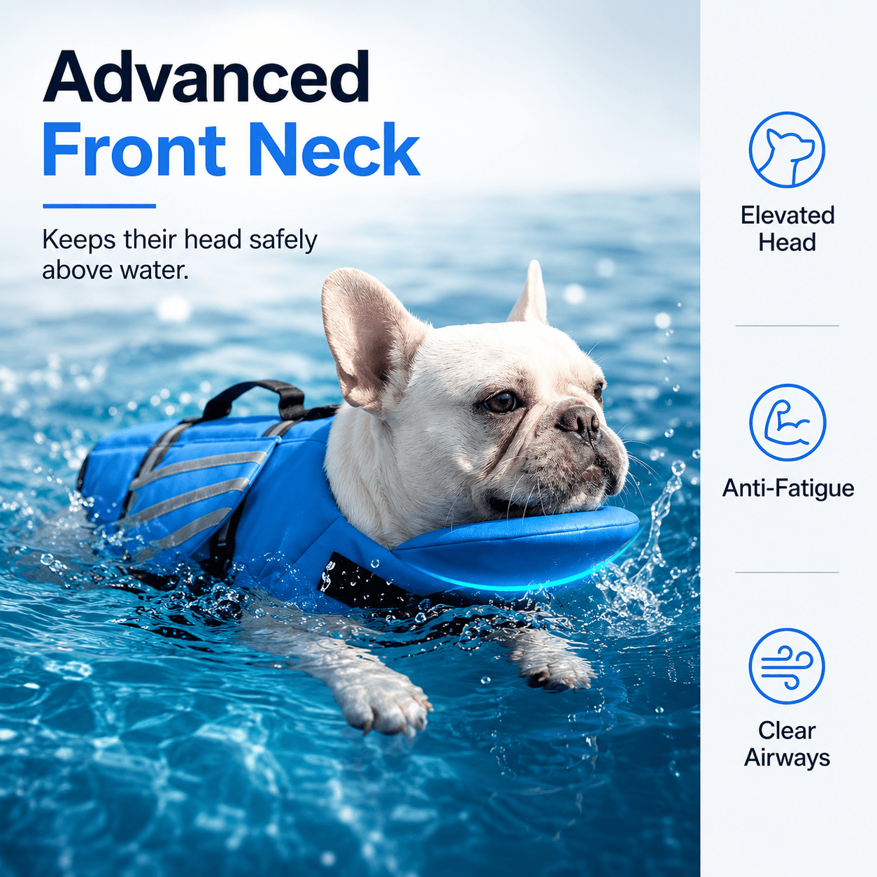 Angel Wing Dog Life Jacket Rescue Handle Reflective - view 5