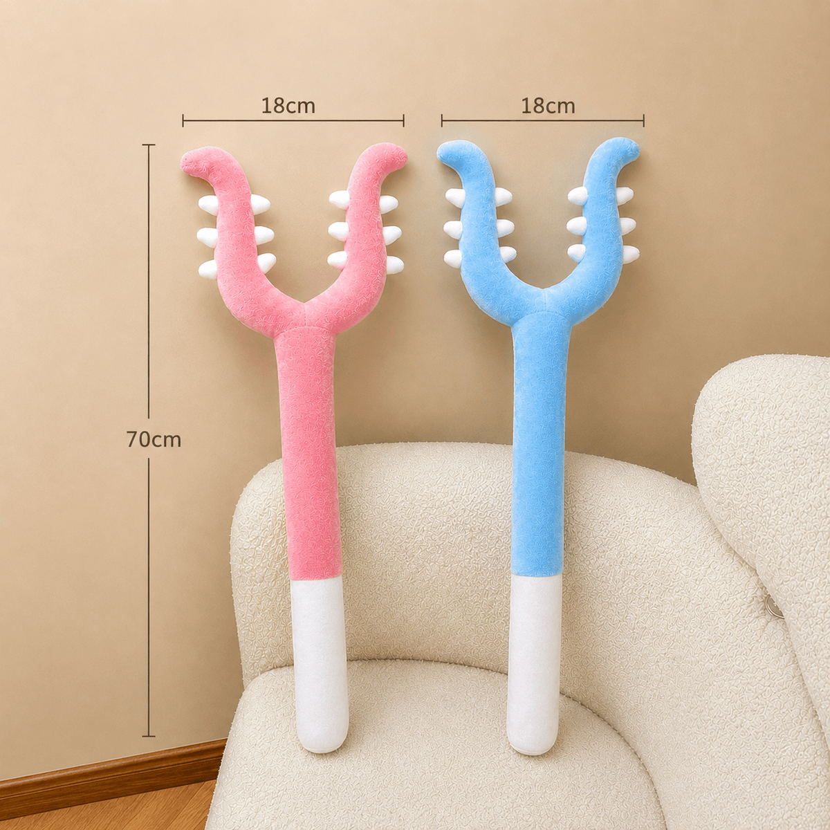 Interactive Plush Cat Toy & Long Teaser Wand for Indoor Cats