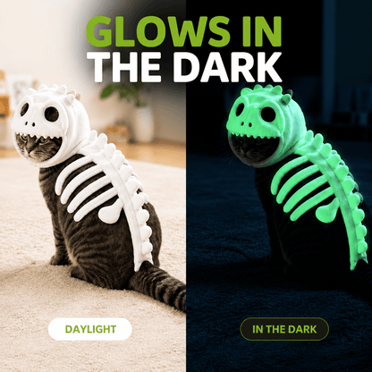 Dinosaur Skeleton Halloween Costume for Dogs and Cats - view 8