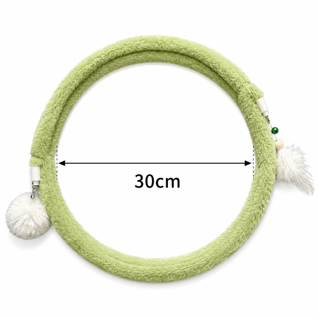 Foldable Spring Cat Tunnel with Interactive Feather Toys