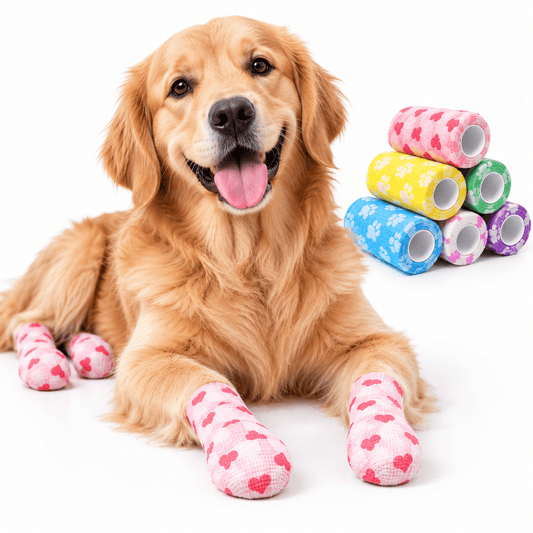 Self-Adhesive Pet Bandage Wrap for Dogs & Cats