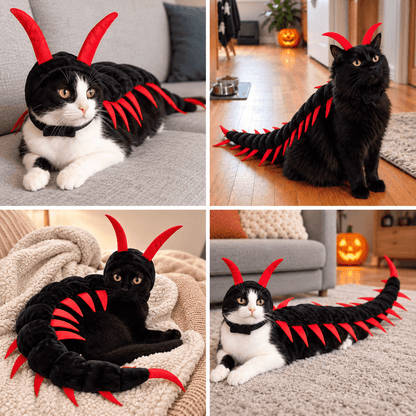 Halloween Centipede Cat Costume