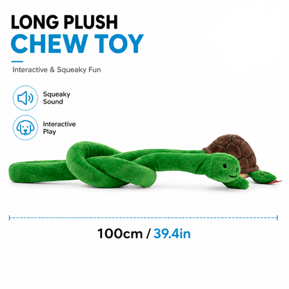 Long Plush Squeaky Dog Toy for Tug and Fetch - view 8