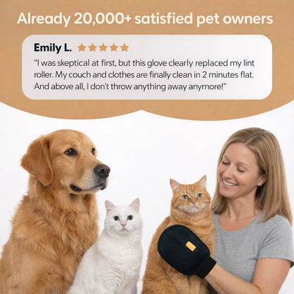 Reusable Pet Hair Removal Gloves