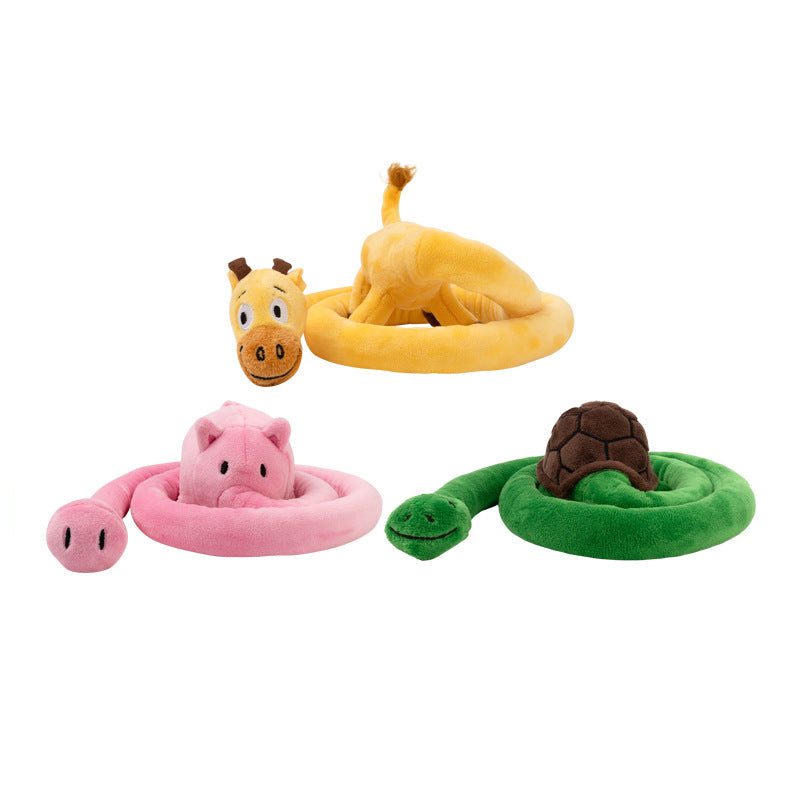 Long Plush Squeaky Dog Toy for Tug and Fetch - view 5