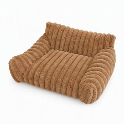Plush Sofa Pet Bed for Cats & Dogs