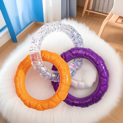 3-Ring Dog Chew & Tug Toy
