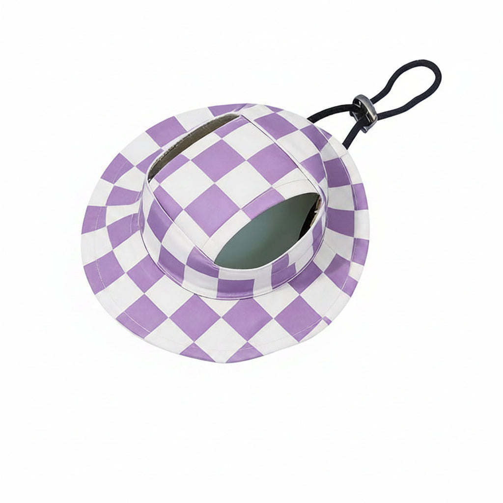 Cute Pet Sun Hat & Adjustable Outdoor Bucket Hat for Dogs & Cats