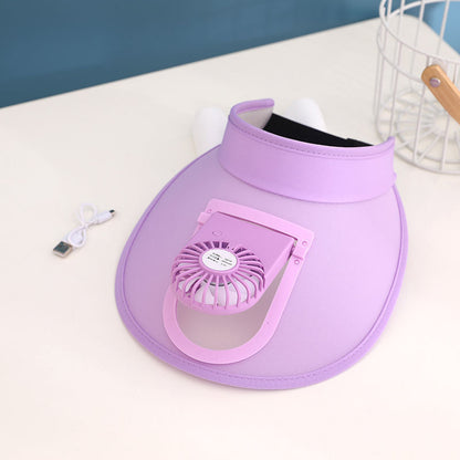 Pet Cooling Fan Hat
