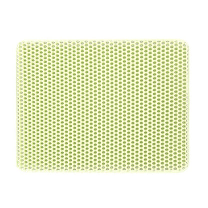 Double Layer Cat Litter Mat & Honeycomb Litter Trap Mat for Cleaner Floors