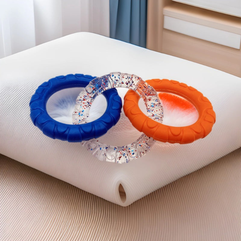 3-Ring Dog Chew & Tug Toy
