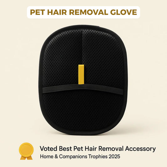Double-Sided Reusable Pet Hair Removal Gloves Static-Free Grooming Tools for Pets Efficient Carpet Fur Removal