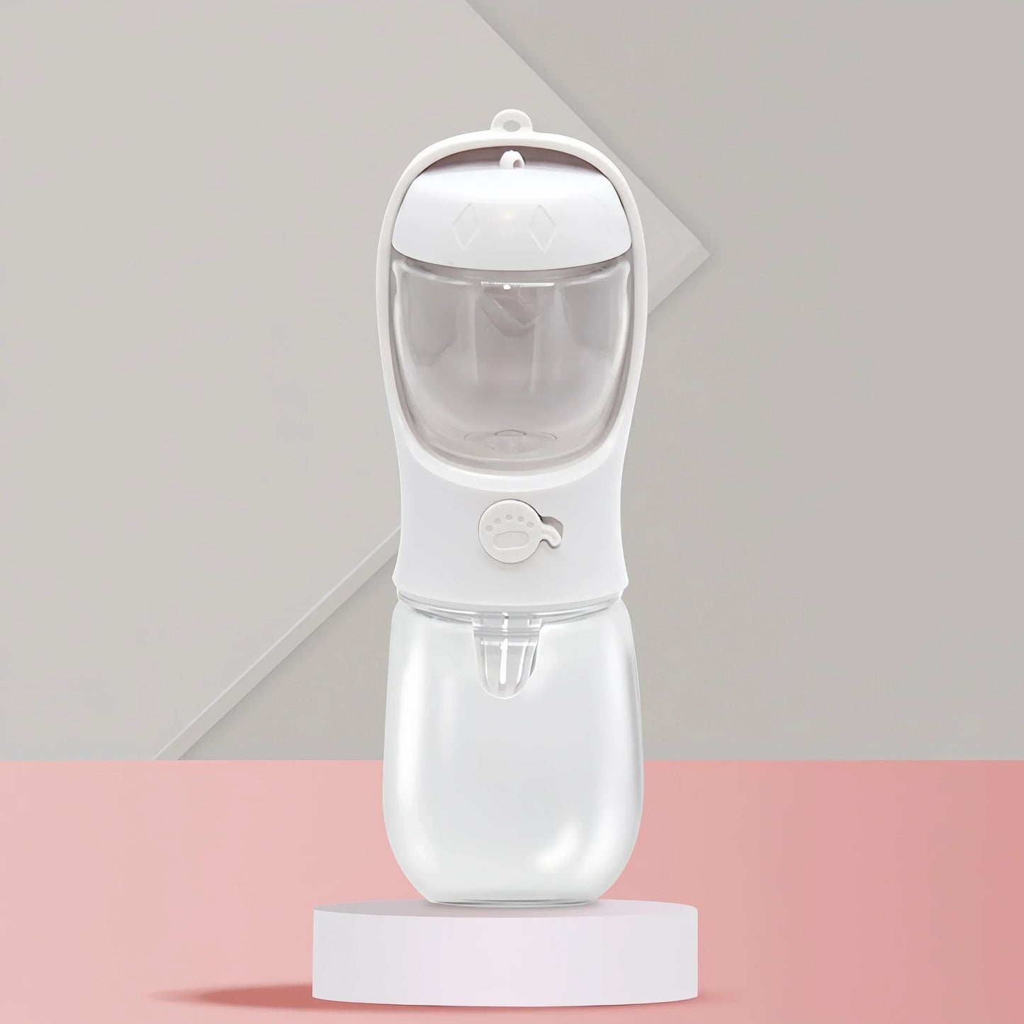Pet Water Bottle with Food Storage Container