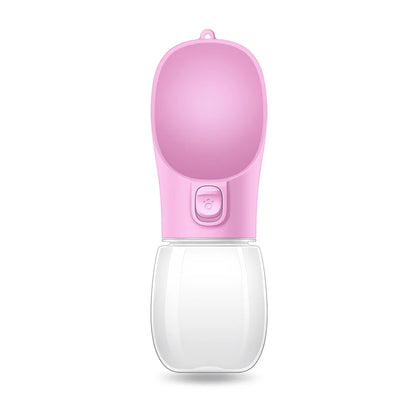 Portable Dog Water Bottle with Built In Bowl