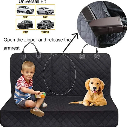 Waterproof Dog Car Seat Cover for Back Seat Protection
