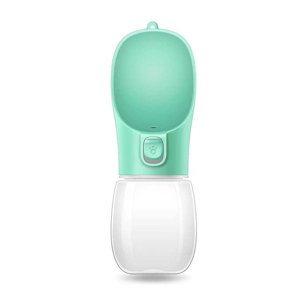 Portable Dog Water Bottle with Built In Bowl