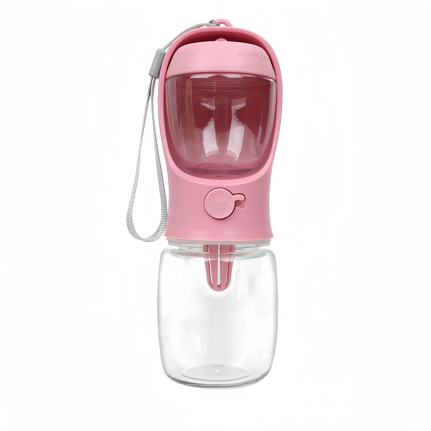 Pet Water Bottle with Food Storage Container