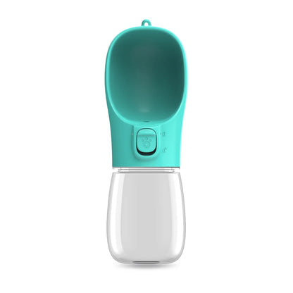 Portable Dog Water Bottle with Built In Bowl