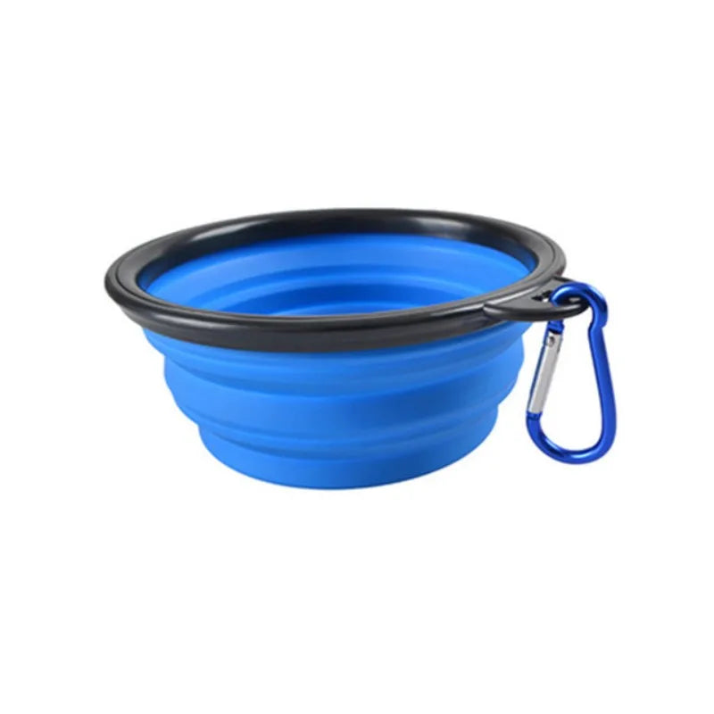 Collapsible Silicone Pet Travel Food Bowls