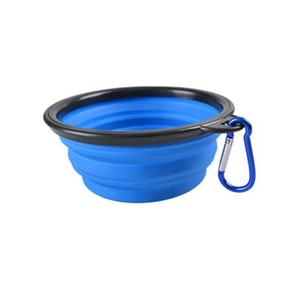 Collapsible Silicone Pet Travel Food Bowls